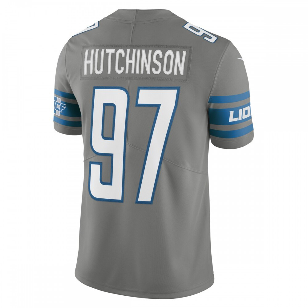 Aidan Hutchinson Detroit Lions Nike Alternate Team Vapor Limited Jersey - Steel-Profan Arena
